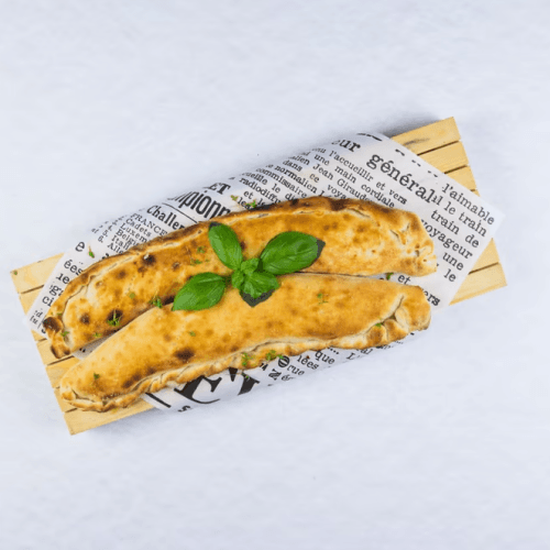 Pizza Rožky: šunka, mozzarella
